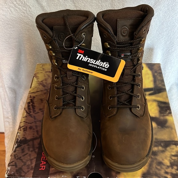 NEW “OUTDOOR GEAR” MENS Hunting/Hiking Boots SIZE 9 Regular COLOR Dark Brown - Picture 7 of 7